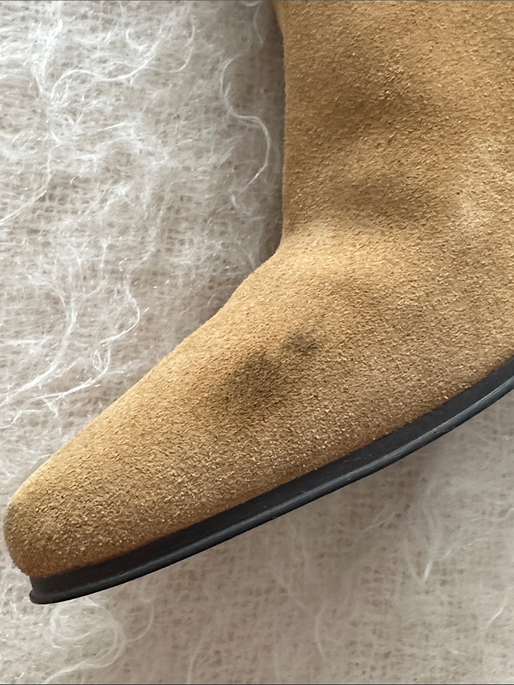 NWT Zara Suede Leather Chelsea Western Boots Camel Tan EU 37 US 6.5 - Picture 4 of 12